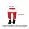 Santa Claus Legs Christmas Tree Decorations Plush Elf Leg Door Hanging Ornaments Holiday Home Decor Xmas Party Supplies