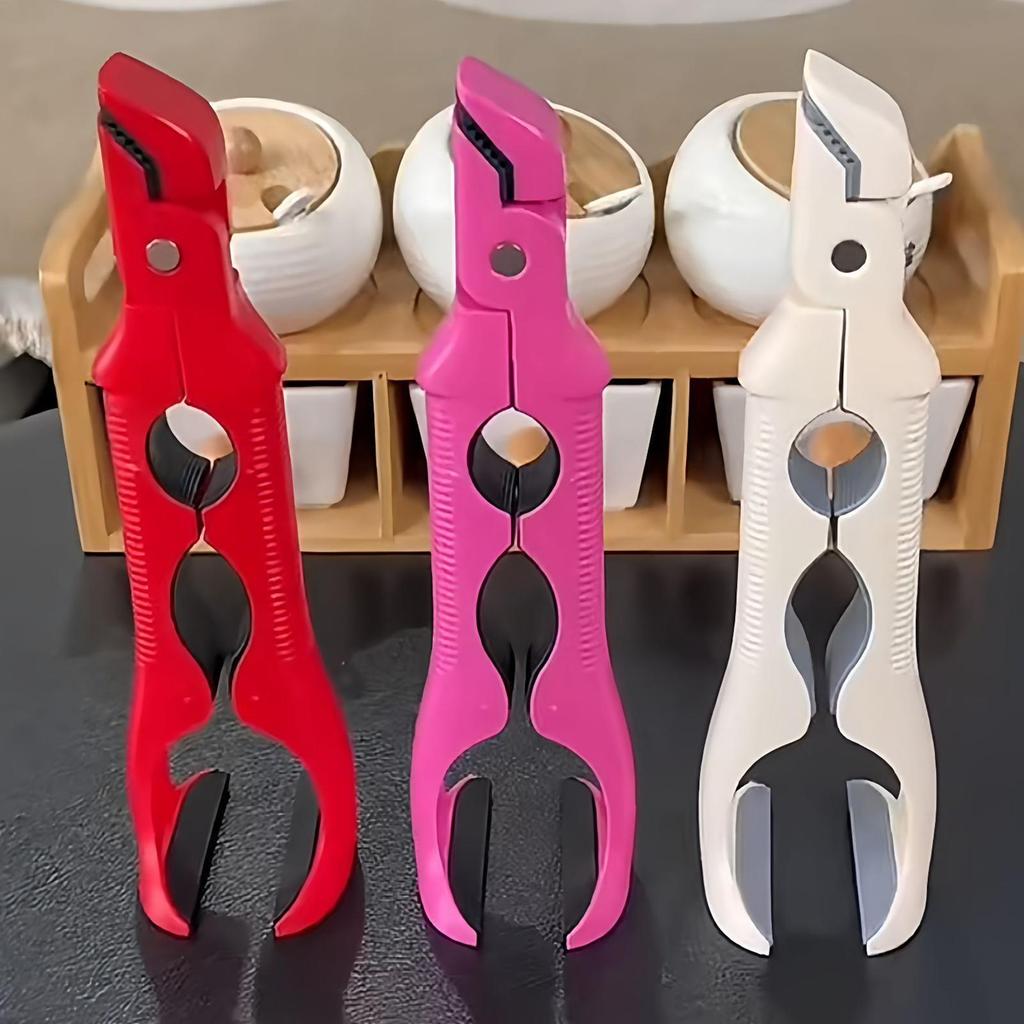 Захват для сковороды Защищающие от ожогов Нескользящие щипцы Держатель для горячих мисок, тарелок, блюд для микроволновой печи, кухни, плиты, гриля, выпечки