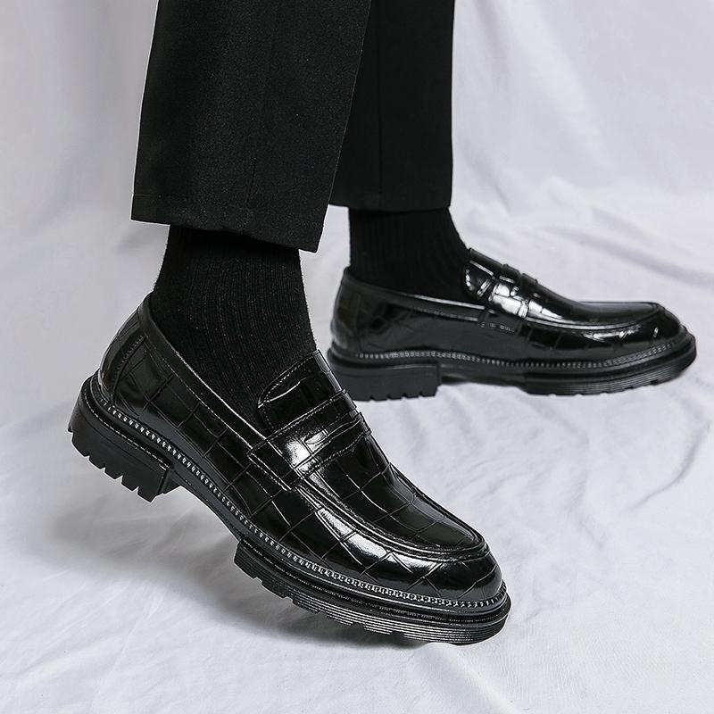 Модные туфли-лоферы, мужская официальная обувь, новые роскошные брендовые кожаные рабочие туфли-лоферы, повседневные деловые туфли-дерби, туфли-оксфорды, свадебная обувь