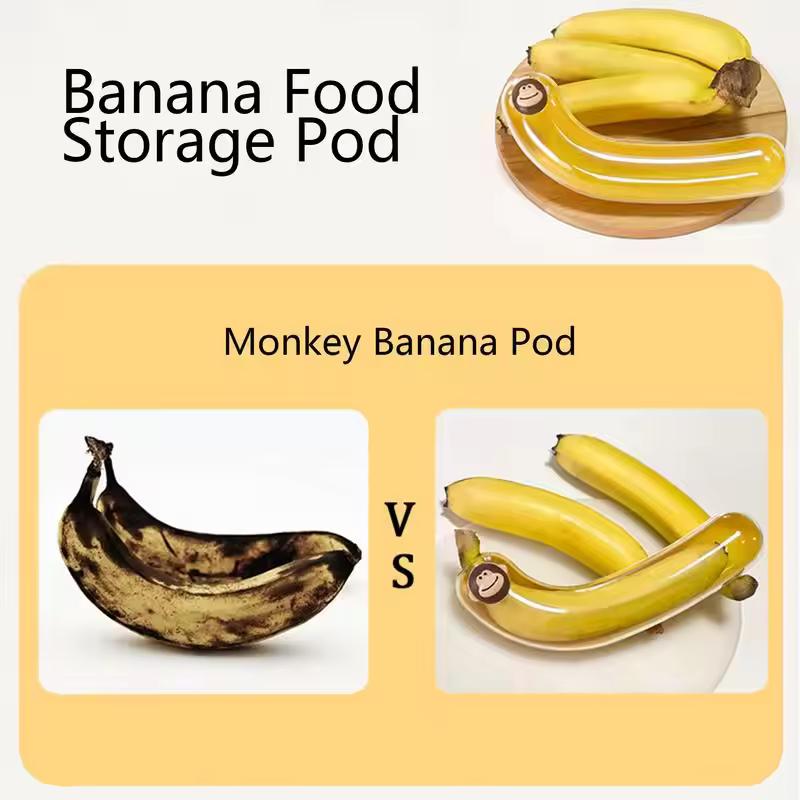 Banana Storage Case Wear-resistant Convenient Sealed Food Grade Banana Saver Banana Keeper for Gym Outgoing Fishing Hiking