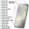 3 шт. закаленное стекло для Samsung A54 A34 A24 A14 A04 A15 A05S A25 A35 A55 Защитная пленка для экрана для Samsung S24 Ultra S23 S22 Plus S21