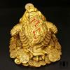 Fengshui Zhaocai полностью медная золотая жаба украшение сокровище золотая цикада трехногая жаба открытие магазина подарок бронзовые артефакты