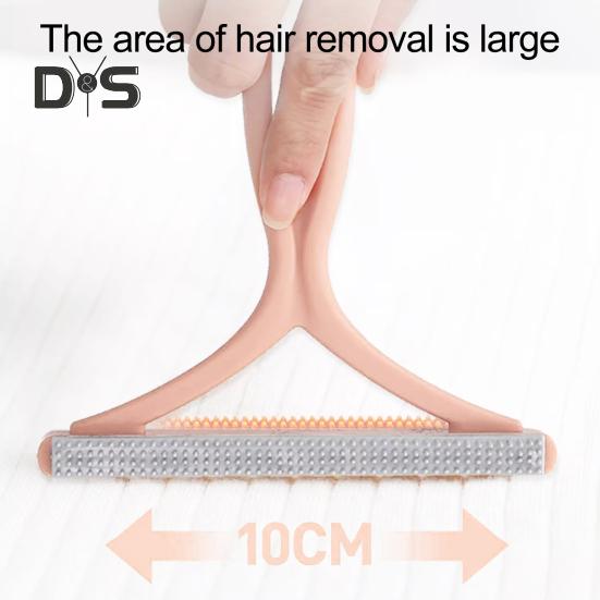 Щетка для уборки шерсти домашних животных Эргономичная ручка Нескользящая щетка для чистки дивана, ковра, сиденья автомобиля Инструмент для ухода за шерстью собак и кошек