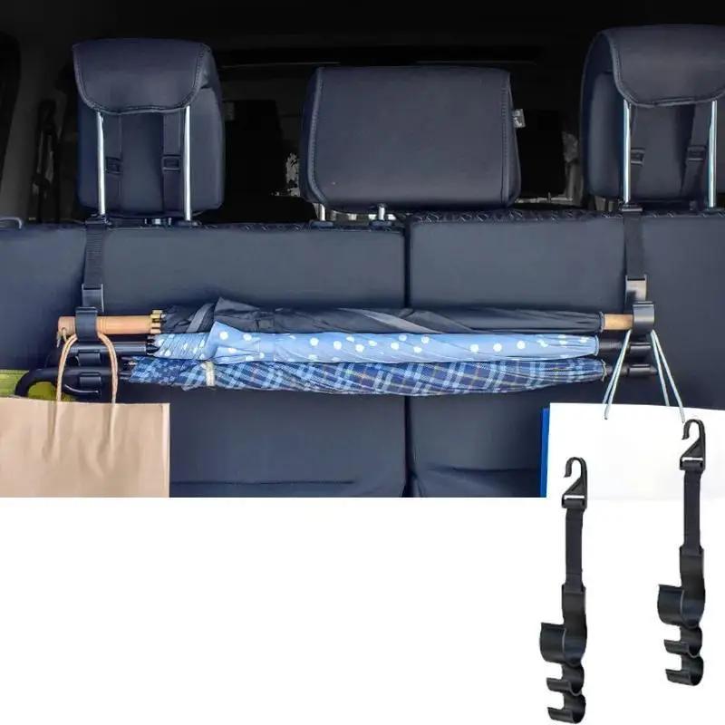 2pcs Car Trunk Storage Hook, Suitable for Organizing the Back of Car Universal Seats, Can Store Fishing Rod Brackets