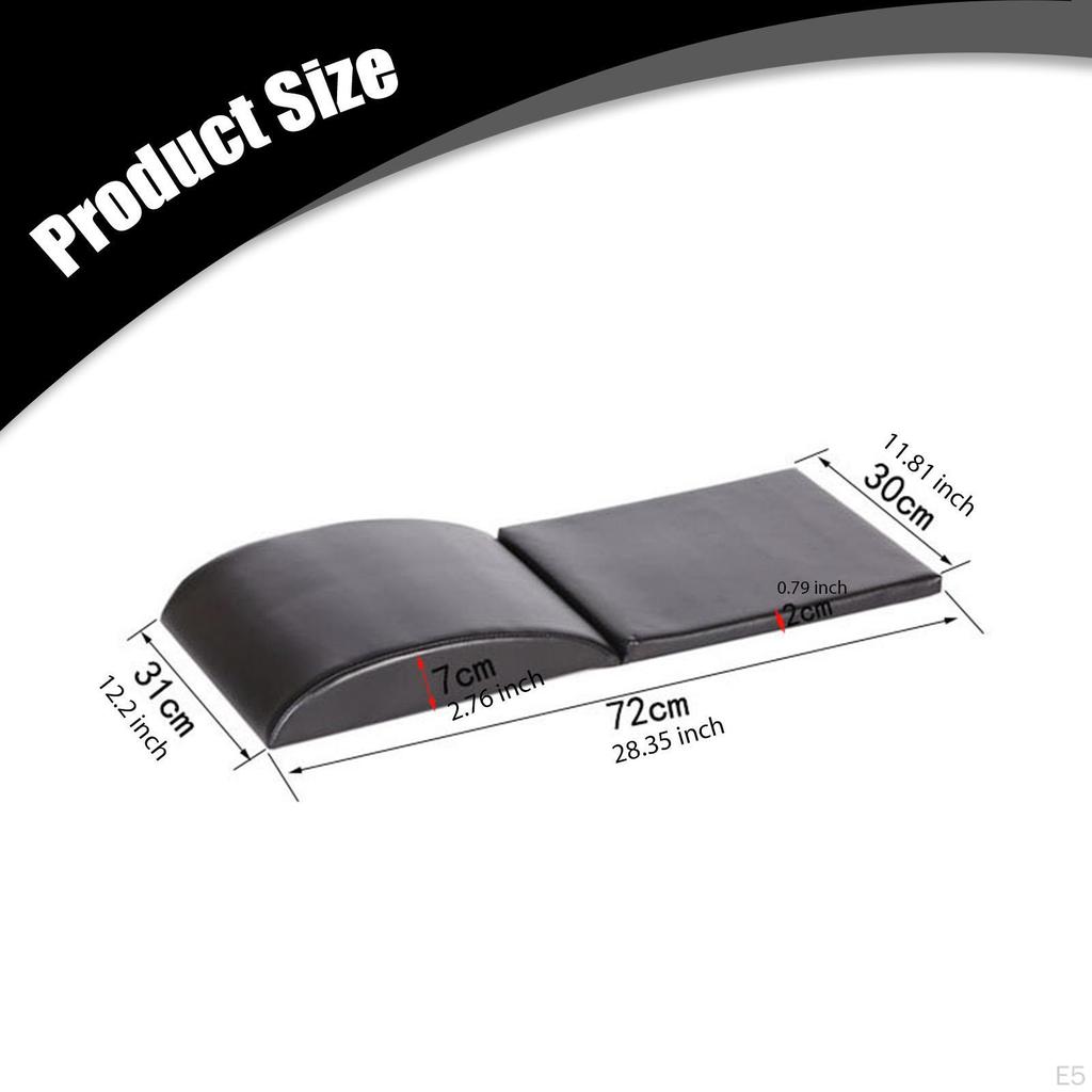 Коврик для пресса Тренировка мышц брюшного кора Поддержка спины и поясницы Тренировка Портативный Подарок Взрослым Спортзал