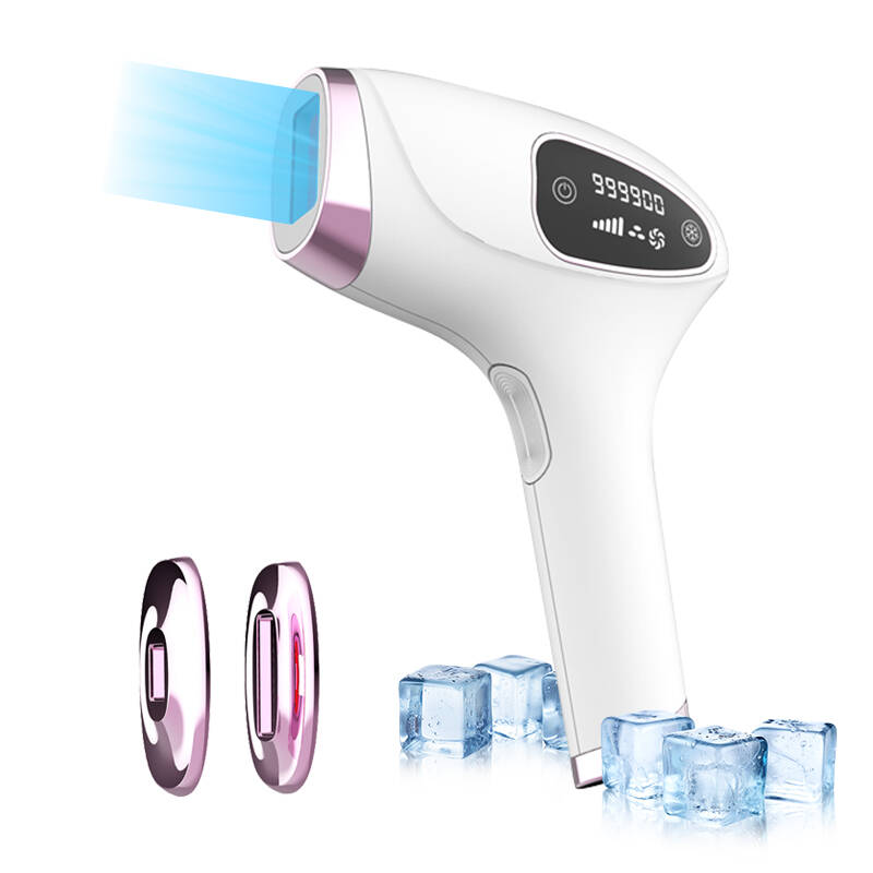 High Power Ice Cooling Best Laser Epilator Handheld Ipl Laser Hair Removal Removing Hair Painless At-home 3 in 1
