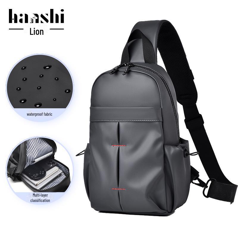 Модная легкая сумка унисекс на грудь и плечо - водонепроницаемая, высококачественный повседневный дизайн для путешествий