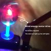 Ветроэнергетика велосипед ветряная мельница украшение со светодиодными красочными деталями для девочек аксессуары автомобильные фары Cy A0N1