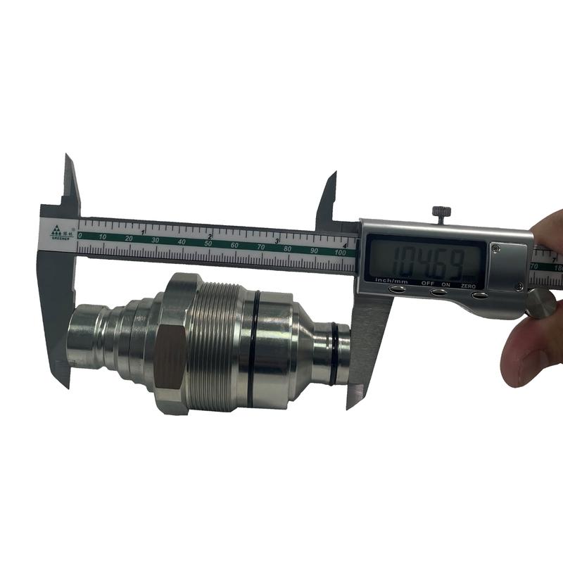 PANGOLIN 48mm Male Hydraulic Quick Connect Coupler 7246799 For Excavator Bobcat T180 T190 T200 T250 T300 T320 E32 E32i E34 E35