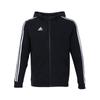 Sport Casual Three Stripe Hooded Long Sleeve Jacket Men Jacket Black TR30J5-CBW