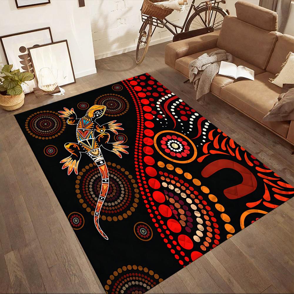 African Wildlife Celebration Floor Mats for Living Room, Bedroom and Room Decoration Are Suitable for Gifts.