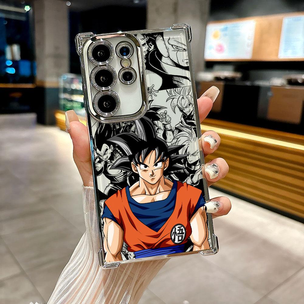 Чехол для телефона Goku Anime Dragons Balls для Galaxy S26 Ultra Чехол для Samsung S26 S25 S24 S23 S21 Ultra S20 FE S25 Plus Мягкий чехол
