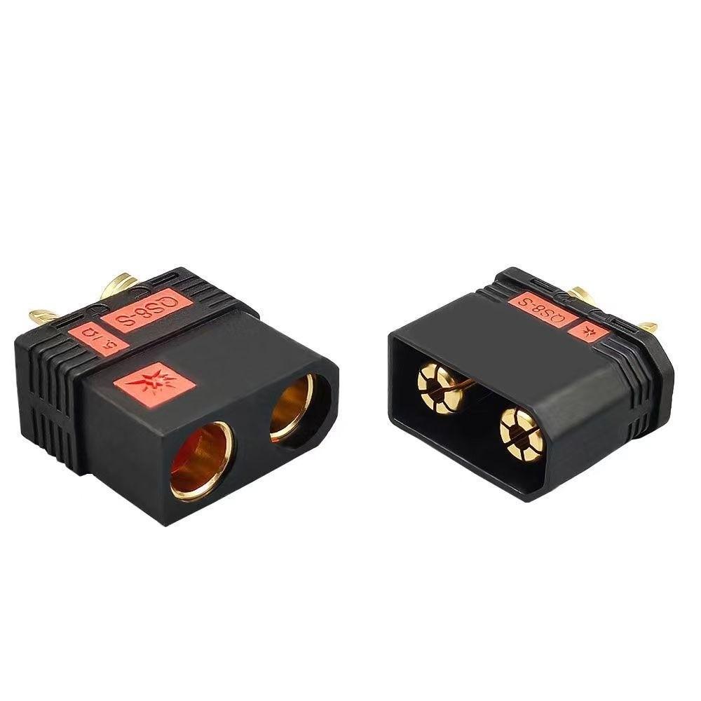 Anti Spark QS8-S Connector Gold Plated RC Accessories New QS8P-S Battery Plug  for RC Model Car