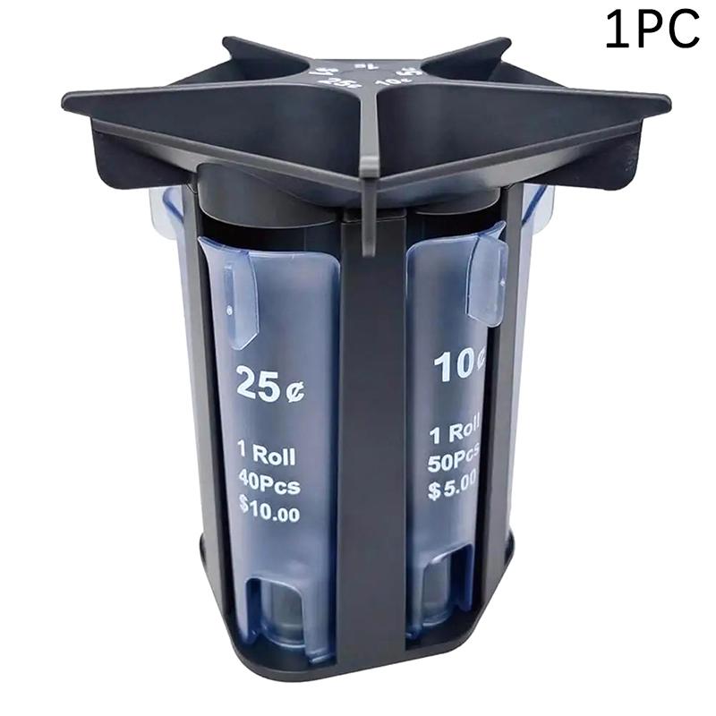 Копилка для монет, органайзер для монет, счетчик, машина с 5 в 1 сортировщиком монет, держателем для трубчатых оберток, эффективный счетчик сдачи, копилка для монет