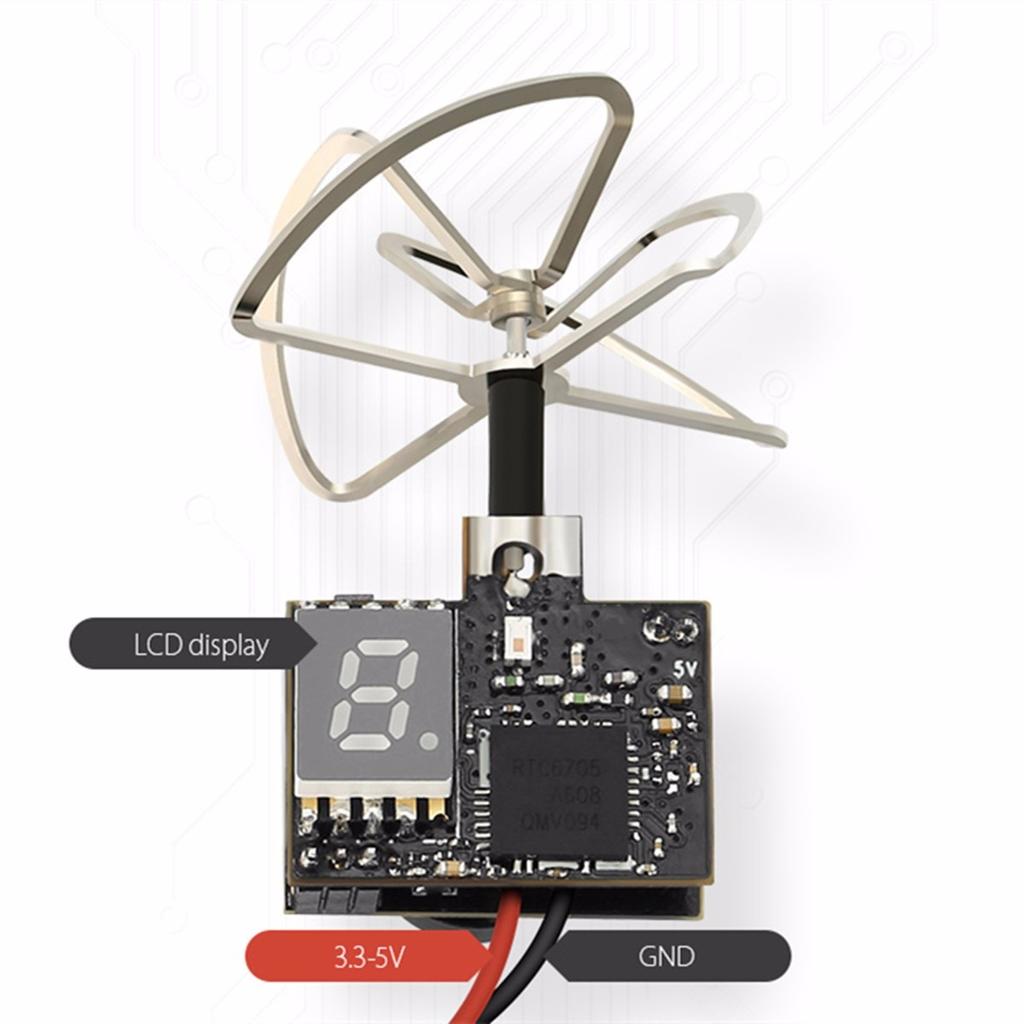 Eachine Черный Pro TX02 NTSC Super Mini AIO 5,8G 40CH 200 МВт VTX 600TVL 1/4 Cmos NTSC FPV камера передатчик гоночный дрон