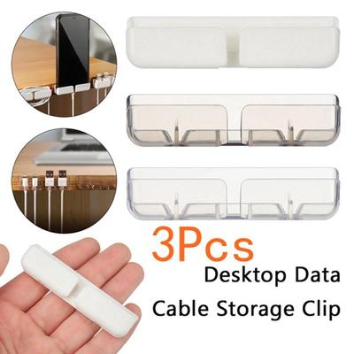 3 шт. практичный настольный USB-кабель с фиксированным органайзером, зажим, пряжка, держатель для провода, зажим для кабеля, устройство для намотки шнура