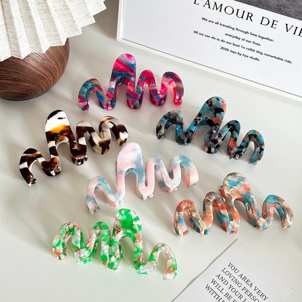 Premium 4mm Acetate Hair Clip In Sophisticated Colors Ideal For Trendy Chignon Styles