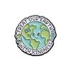 Набор из экологически чистых зеленых брошей и медалей Earth Love Series