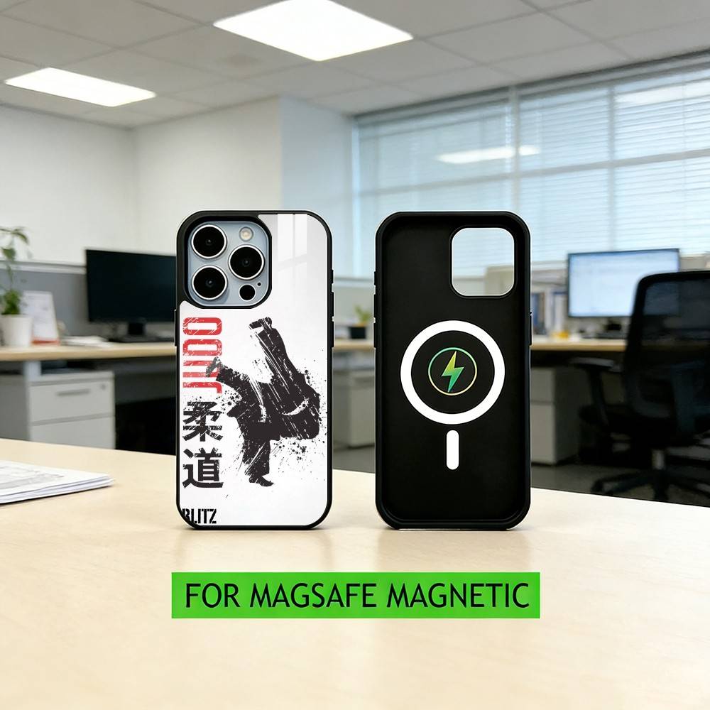 Чехол для телефона J-Jujitsu J-Judo для iPhone17,16,15,14,13,12,11 Plus,Pro Магнитный с поддержкой беспроводной зарядки Magsafe