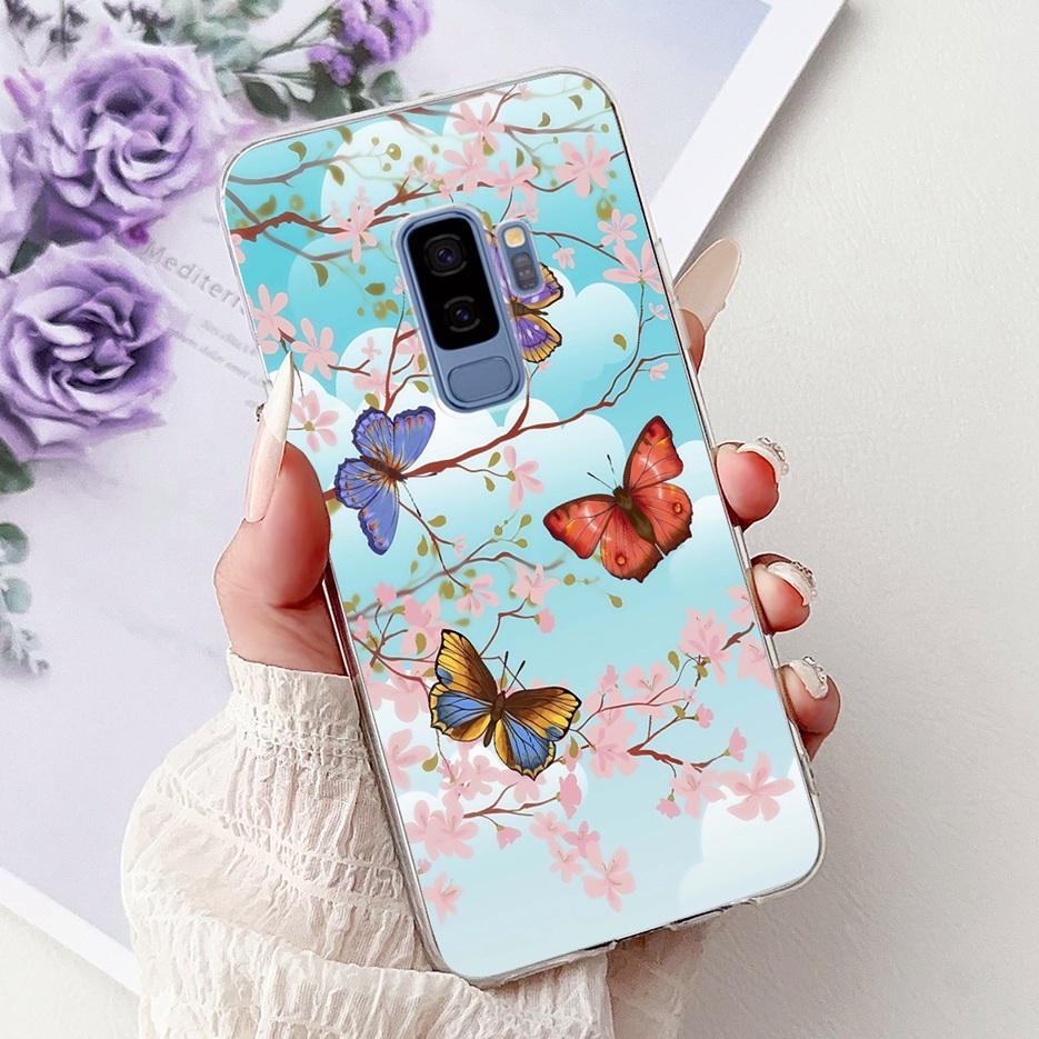 Чехол для Samsung Galaxy S9 SM-G960F Милый Кот Расписной Чехол Мягкий Тонкий Чехол для Телефона Для Samsung S9 Plus S 9 Galaxy S9+ SM-G965F Сумки
