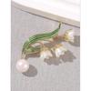 Exquisite Lily of The Valley Brooch for Women High-end Corsage Niche Design Suit Jacket Pin