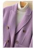 2024 Women's Mid-Length Double-Sided Wool Coat - Autumn/Winter Collection
