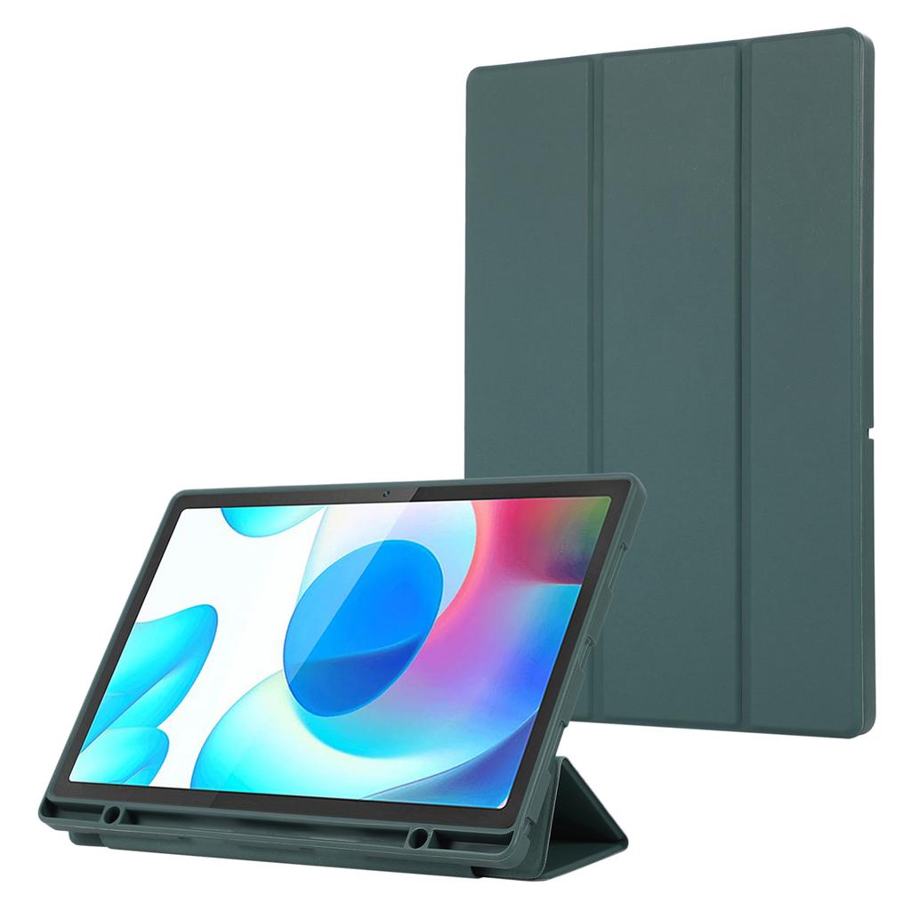 Чехол для Samsung Galaxy Tab A9+ Чехол-подставка трифолд из ПУ кожи для планшета со слотом для стилуса