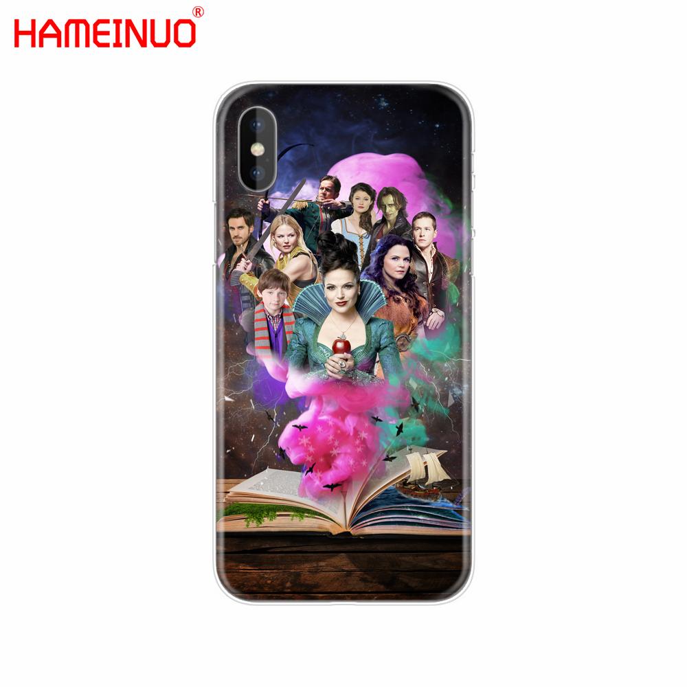 HAMEINUO Once Upon A Time Book Cell Phone Cover Case for Iphone X 8 7 6 4 4s 5 5s SE 5c 6s Plus