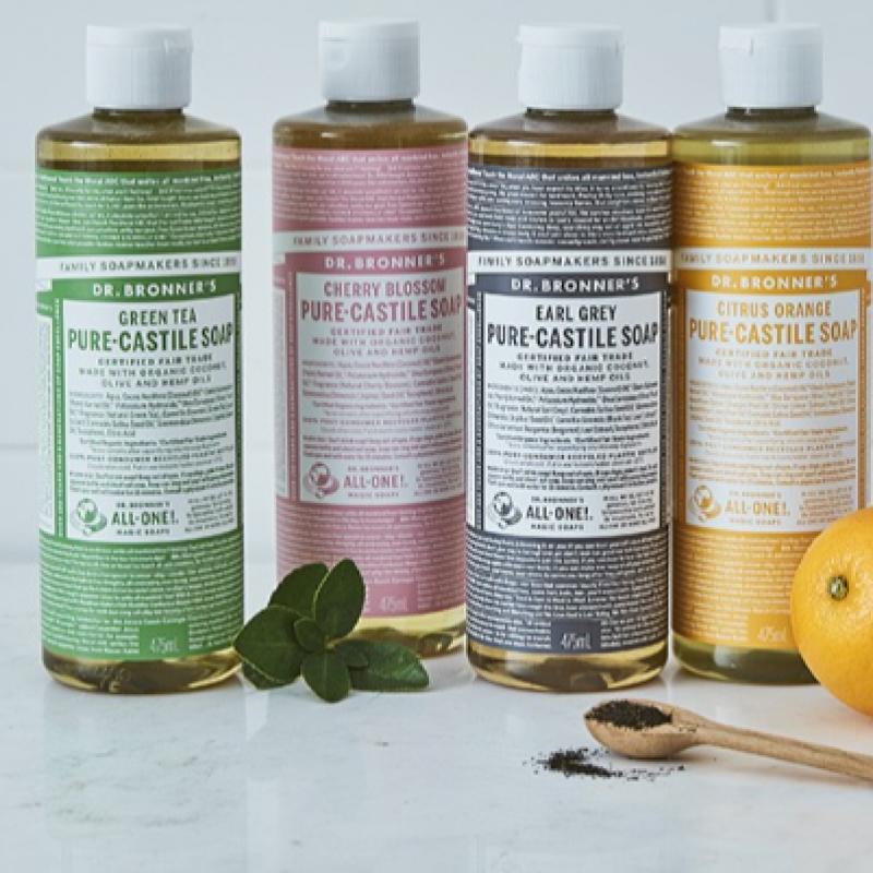 Доктор. Bronner S Детское мягкое чистое кастильское мыло 475 мл