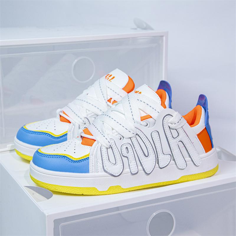 Женская обувь Мужская классическая хип-хоп обувь Y2K для скейтбординга Модные кроссовки Letters Bread для пар Студенты Спорт на открытом воздухе Повседневная обувь