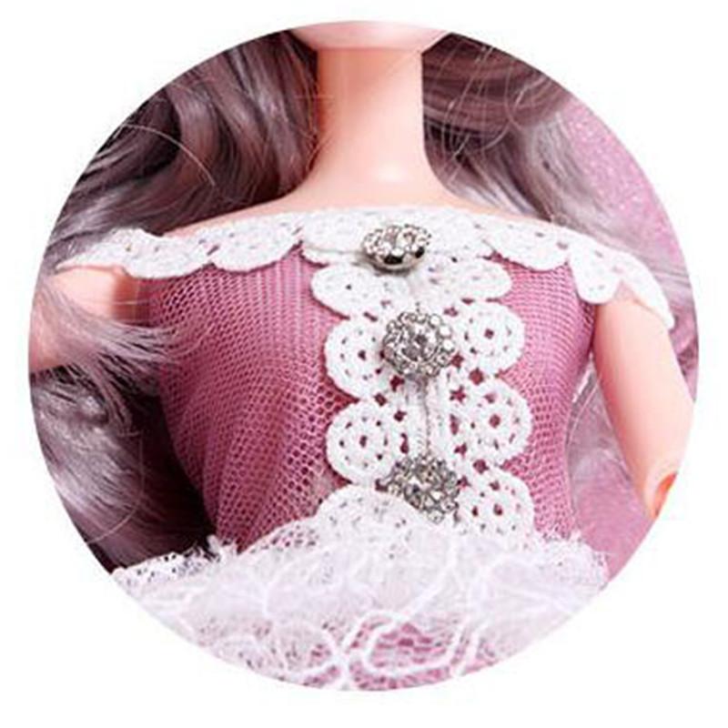 45 см кукла принцессы, одежда со шлейфом, свадебное платье, детский подарок, модные игрушки, аксессуары, украшение дома