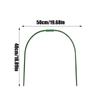 Greenhouse Hoops Frame Tunnel Kit 10pcs Hoops for Garden Netting Rust-Proof Coating Plant Support Stakes for Frost Protection