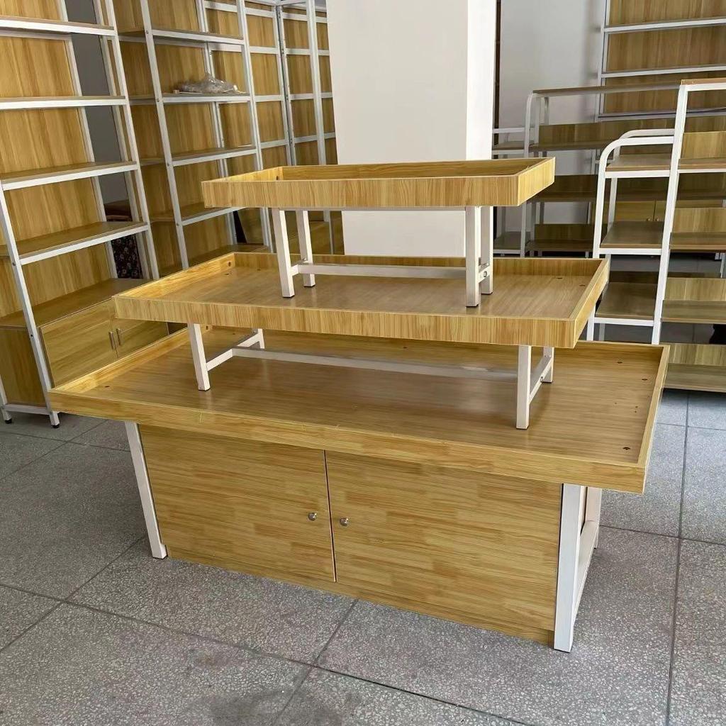 Island Display Shelf for Cosmetics, Baby Products, Jewelry, Shoes, Books, Toys & Promo Table