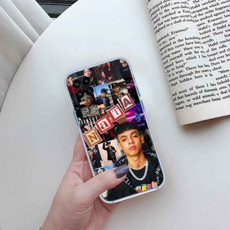 Прозрачный чехол для телефона Natanael Cano для Motorola Moto G40 G04 G05 One Ace Action Fusion + Plus Hyper Macro Vision Zoom
