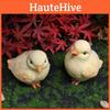 Resin Decor Animal With Chick Design For Garden Micro Landscape Ornament Patio