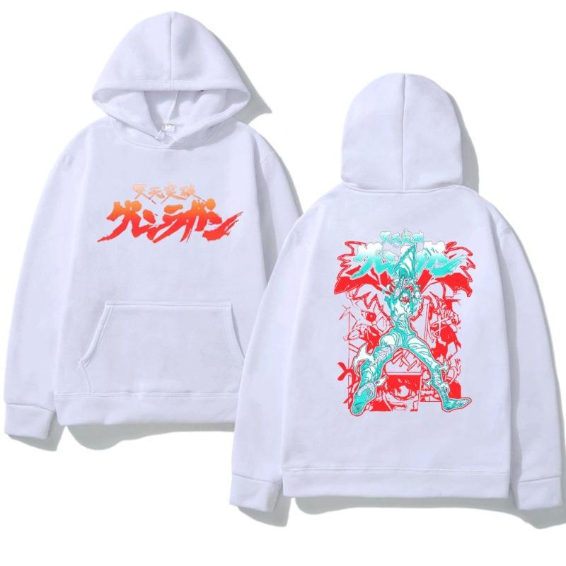 2026 Japan Manga Tengen Toppa Gurren Lagan Pullover Anime Hooded Fashion Autumn/Winter Large Sweatshirt