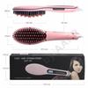 Электрический выпрямитель для волос с ЖК-дисплеем ионной щеткой, автоматический инструмент для укладки волос