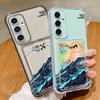 Card Bag Wallet Case For Samsung Galaxy A56 A55 A15 A16 A35 S25 S24 S22 S21 Ultra S23 S24 FE Snow Mountain Print TPU Phone Cover