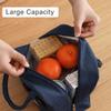 Insulated Lunch Bag,Oxford Cloth Portable Food Container, Large Capacity Lunch Box Tote with Aluminum Foil Liner,Rectangle Shap