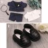 New Shirt Fashion Suit Cotton Doll Outfit Doll Tops Pants 20cm Doll Clothes Plush Doll's Clothes