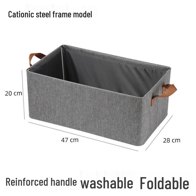 Cationic Steel Frame Foldable Fabric Storage Organizer