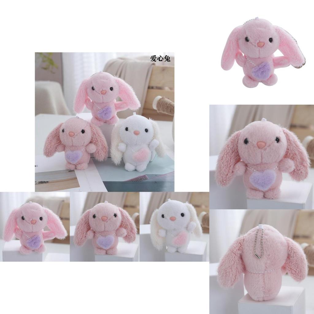 Восхитительный мультяшный плюшевый кулон в виде кролика, мягкая набивная игрушка, мини-кукла для детских подарков