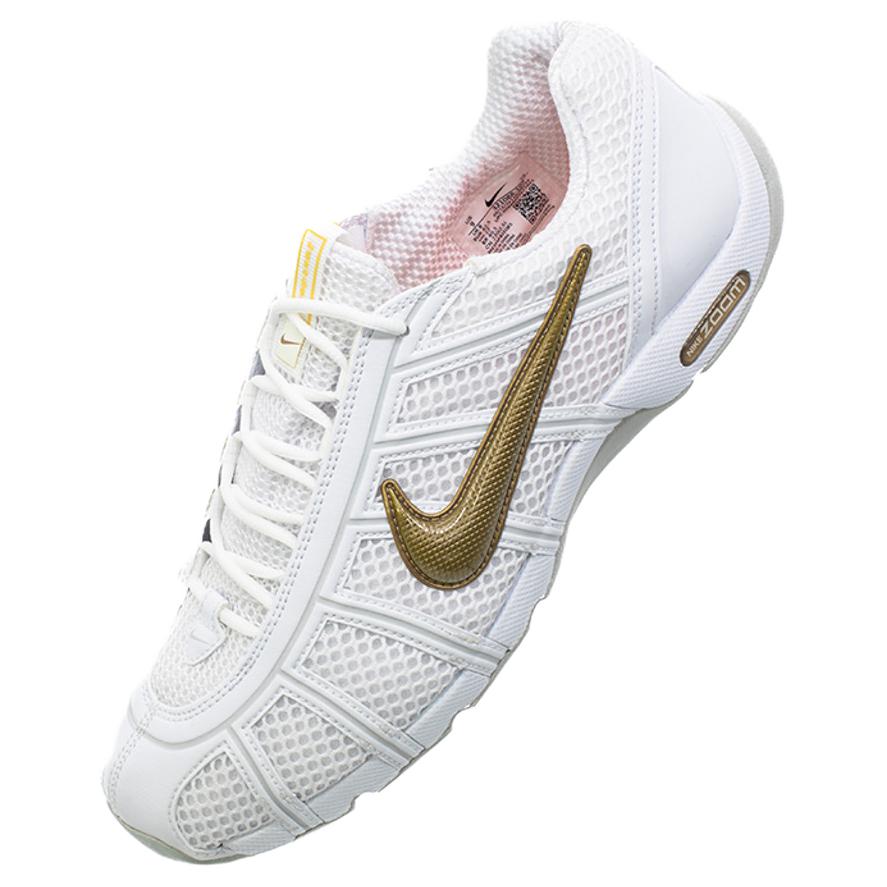 Nike Air Zoom Fencer Удобные Универсальные Прочные Дышащие Поддерживающие Легкие Тренировочные Кроссовки Унисекс Белые Платиновые 321088-107