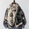 New Winter Shawl Scarves Wrap  Design Cashmere Scarf Women Warm Fashion Pashmina Femal Poncho Neckerchief Echarpe Bandana