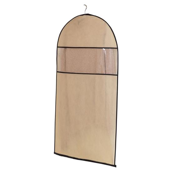 Garment Bag Dustproof Clothing Cover with Transparent Window Zipper Closure Closet Organizer Coat