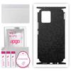apgo Protective Skin Sticker for the Back+sides Compatible with Realme 8, Full Wrap Film, Foil, Vinyl - Pattern Black Honeycomb