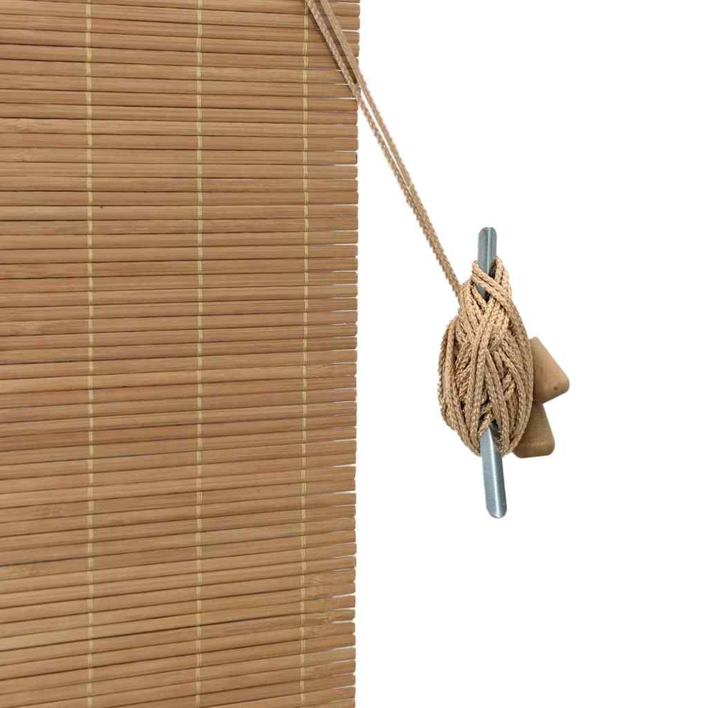 Bamboo Roller Blind Brown 100 x 160 cm