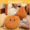 Chicken Creative Hamburger Leg On Toast Plush Toy Cute Girl Sleeping Cushion