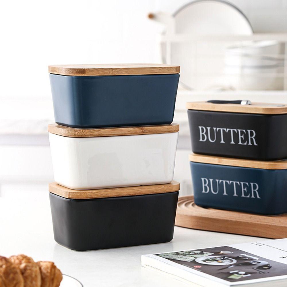 Высококачественные банки для масла с герметичной крышкой, контейнер для хранения сыра
