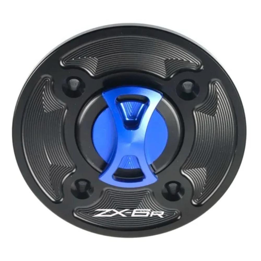 For Kawasaki ZX6R 636 ZX6RR 2019 2020 2021 2022 2023 2024 2025 Keyless Motorcycle Fuel Gas Tank Cap Cover